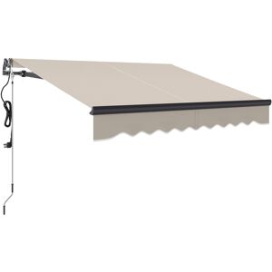 Outsunny 2.5 x 2m Electric Awning with Remote Controller, Aluminium Frame DIY Retractable Awning, UV30+ Sun Shade Canopy for Garden Patio Deck Door Window, Beige Outsunny 2.5 x 2m Electric Awning with Remote Controller, Aluminium Frame DIY Retractable Awning, UV30+ Sun Shade Canopy for Garden Patio Deck Door Window, Beige