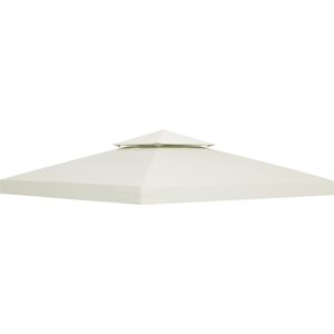 Outsunny 3 x 3(m) Gazebo Canopy Roof Top Replacement Cover Spare Part Cream White (TOP ONLY) Outsunny 3 x 3(m) Gazebo Canopy Roof Top Replacement Cover Spare Part Cream White (TOP ONLY)