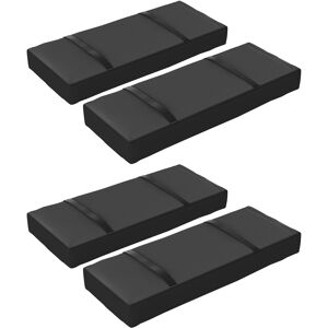 Outsunny Parasol Weights Set of 4, Parasol Base Weights Bags, 25kg Fillable Sandbag Weights with Handles, Cantilever Umbrella Base Weights, Black Outsunny Parasol Weights Set of 4, Parasol Base Weights Bags, 25kg Fillable Sandbag Weights with Handles, Cantilever Umbrella Base Weights, Black