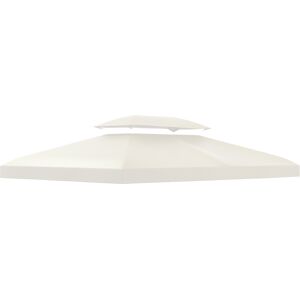 Outsunny 3x4m Gazebo Replacement Roof Canopy 2 Tier Top UV Cover Garden Patio Outdoor Sun Awning Shelters Cream (TOP ONLY) Aosom UK Outsunny 3x4m Gazebo Replacement Roof Canopy 2 Tier Top UV Cover Garden Patio Outdoor Sun Awning Shelters Cream (TOP ONLY) Aosom UK