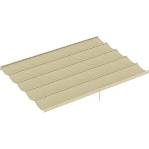 Outsunny Retractable Pergola Shade Cover, Replacement Canopy for 4 x 3 (m) Pergola, Retractable Roof, Beige Aosom UK Outsunny Retractable Pergola Shade Cover, Replacement Canopy for 4 x 3 (m) Pergola, Retractable Roof, Beige Aosom UK