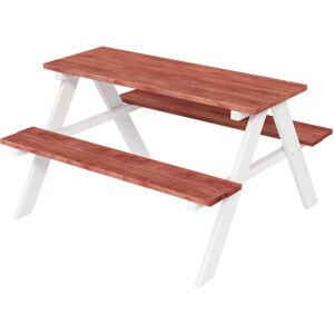 Outsunny Kids Picnic Table, Wooden Table and Bench Set, Kids Garden Furniture for Patio Aged 3-8 Years Old, Brown Outsunny Kids Picnic Table, Wooden Table and Bench Set, Kids Garden Furniture for Patio Aged 3-8 Years Old, Brown