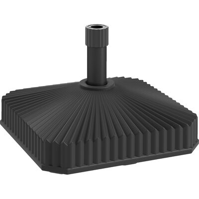 Outsunny Patio Umbrella Stand, Heavy Duty Outdoor Parasol Base, Sand/Water Filled, Black Outsunny Patio Umbrella Stand, Heavy Duty Outdoor Parasol Base, Sand/Water Filled, Black