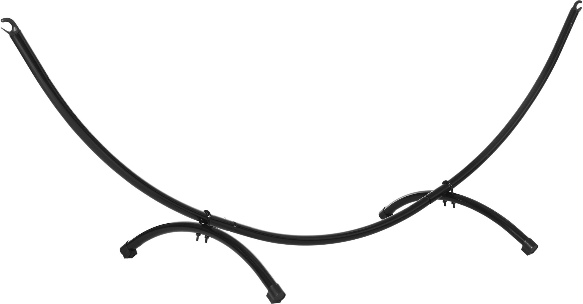 Outsunny 3m Universal Hammock Stand: Metal Frame for Garden Camping Picnic, Outdoor Patio, Stand Only Aosom UK