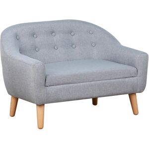 HOMCOM 2 Seater Toddler Chair Kids Mini Sofa Children Armchair Seating Chair Bedroom Playroom Furniture Wood Frame Grey Aosom UK HOMCOM 2 Seater Toddler Chair Kids Mini Sofa Children Armchair Seating Chair Bedroom Playroom Furniture Wood Frame Grey Aosom UK