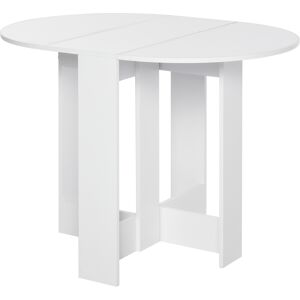 HOMCOM Folding Drop Leaf Dining Table Foldable Bar Table for Small Kitchen,Dining Room Aosom UK