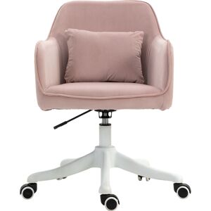 Vinsetto Velvet Massage Office Chair, Makeup Vanity Chair, Rechargeable Electric Vibration Massage Lumbar Pillow, Rolling Wheels, Pink Aosom UK Vinsetto Velvet Massage Office Chair, Makeup Vanity Chair, Rechargeable Electric Vibration Massage Lumbar Pillow, Rolling Wheels, Pink Aosom UK