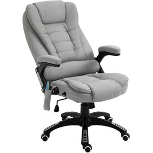 Vinsetto Massage Office Chair w/ 6 Vibration Points, Executive Office Chair, Ergonomic High-Back Design with Swivel Base, Scratch Anti, Light Grey Aosom UK Vinsetto Massage Office Chair w/ 6 Vibration Points, Executive Office Chair, Ergonomic High-Back Design with Swivel Base, Scratch Anti, Light Grey Aosom UK