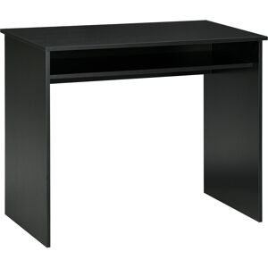 HOMCOM Computer Writing Desk with Storage Compartment Workstation Learning Center for Home Office 90W x 50D(cm) - Black Aosom UK HOMCOM Computer Writing Desk with Storage Compartment Workstation Learning Center for Home Office 90W x 50D(cm) - Black Aosom UK