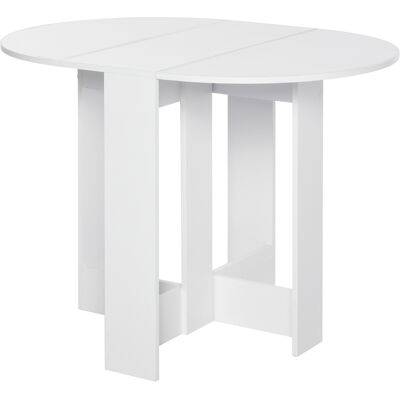 HOMCOM Folding Drop Leaf Dining Table Foldable Bar Table for Small Kitchen,Dining Room Aosom UK HOMCOM Folding Drop Leaf Dining Table Foldable Bar Table for Small Kitchen,Dining Room Aosom UK