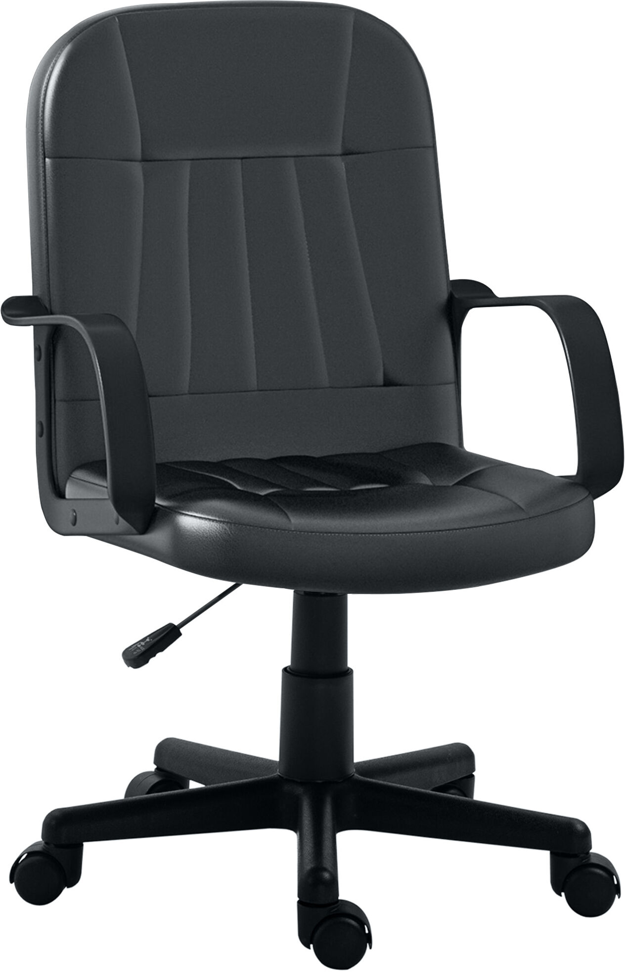 HOMCOM Swivel Executive Office Chair, PU Leather Computer Desk Chair, Gaming Seater, Home Office Chair, Ergonomic Design, Black Aosom UK