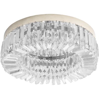 HOMCOM - Crystal Ceiling Light - Silver - Ceiling Light HOMCOM - Crystal Ceiling Light - Silver - Ceiling Light