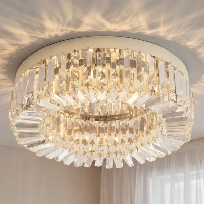 HOMCOM - Crystal Ceiling Light - Silver - Ceiling Light HOMCOM - Crystal Ceiling Light - Silver - Ceiling Light