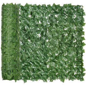 Outsunny Artificial Hedge Screen, Leaf Design Privacy Fence Panel for Garden, Outdoor, Indoor & Decor, 3M x 1M, Deep Green Aosom UK Outsunny Artificial Hedge Screen, Leaf Design Privacy Fence Panel for Garden, Outdoor, Indoor & Decor, 3M x 1M, Deep Green Aosom UK