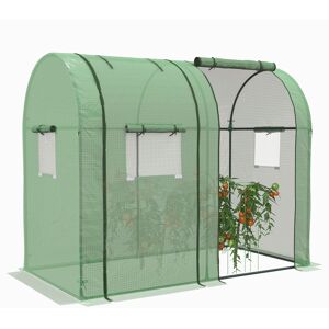 Outsunny Tomato Greenhouse, Garden Growhouse w/ 2 Roll-up Doors and 4 Mesh Windows, Portable Green House, 185 x 94 x 150cm, Green Aosom UK Outsunny Tomato Greenhouse, Garden Growhouse w/ 2 Roll-up Doors and 4 Mesh Windows, Portable Green House, 185 x 94 x 150cm, Green Aosom UK