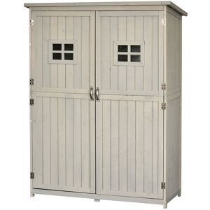 Outsunny Wooden Garden Shed Tool Storage Outsunny Wooden Garden Shed w/ Two Windows, Tool Storage Cabinet, 127.5L x 50W x 164H cm, Grey Aosom UK Outsunny Wooden Garden Shed Tool Storage Outsunny Wooden Garden Shed w/ Two Windows, Tool Storage Cabinet, 127.5L x 50W x 164H cm, Grey Aosom UK