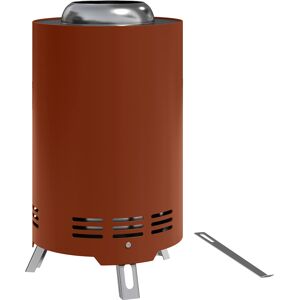 Outsunny Smokeless Fire Pit, 16 x 16 cm Stainless Steel Portable Wood Burning Firepit with Poker for Garden Camping Bonfire Party, Red Outsunny Smokeless Fire Pit, 16 x 16 cm Stainless Steel Portable Wood Burning Firepit with Poker for Garden Camping Bonfire Party, Red