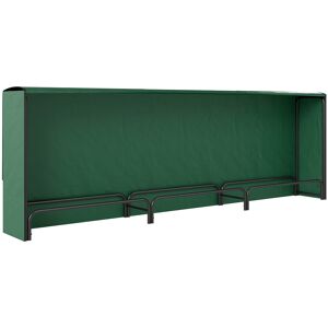 Outsunny Firewood Rack with Waterproof Cover, Heavy Duty Metal Log Store Indoors, Log Storage Holder for Outdoor Indoor Fireplace, 300 x 36 x 99 cm, Dark Green Outsunny Firewood Rack with Waterproof Cover, Heavy Duty Metal Log Store Indoors, Log Storage Holder for Outdoor Indoor Fireplace, 300 x 36 x 99 cm, Dark Green