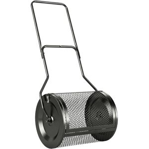 Outsunny Compost Spreader, 20" Peat Moss Spreader with Detachable U-Shaped Handle and Metal Mesh Basket Outsunny Compost Spreader, 20" Peat Moss Spreader with Detachable U-Shaped Handle and Metal Mesh Basket