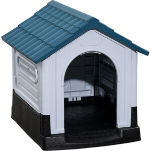 PawHut Outdoor Dog Kennel House, Durable Shelter for Miniature Dogs, 64.5 x 57 x 66cm