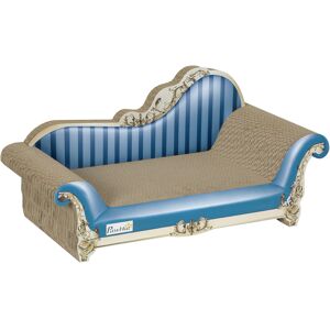 PawHut 2 in1 Cat Scratching Board with Catnip for Indoor Cats, 26.5 x 57 x 26.5cm, Blue