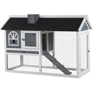 PawHut Guinea Pigs Hutches Wood Bunny Cage for Outdoor Indoor with Pull Out Tray Run Box Ramp Asphalt Roof for Small Animals Grey PawHut Guinea Pigs Hutches Wood Bunny Cage for Outdoor Indoor with Pull Out Tray Run Box Ramp Asphalt Roof for Small Animals Grey