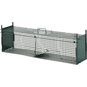 PawHut 2-Door Humane Live Trap for Small Animals, Animal Trap for Rat Mise Mink Rabbit Raccoon Gopher Squirrel, Dark Green Aosom UK PawHut 2-Door Humane Live Trap for Small Animals, Animal Trap for Rat Mise Mink Rabbit Raccoon Gopher Squirrel, Dark Green Aosom UK