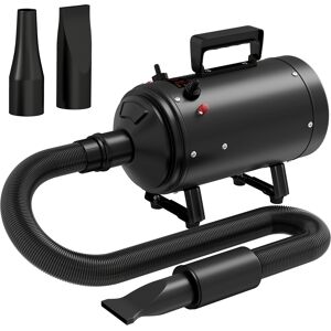 PawHut 2200W Dog Hair Dryer with Adjustable Temperature & Velocity, 3 Different Nozzles, Black PawHut 2200W Dog Hair Dryer with Adjustable Temperature & Velocity, 3 Different Nozzles, Black