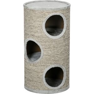 PawHut Cat Tree Barrel, Kitten Climbing Tower, Indoor Sisal Covered, Cosy Platform, Light Grey Aosom UK PawHut Cat Tree Barrel, Kitten Climbing Tower, Indoor Sisal Covered, Cosy Platform, Light Grey Aosom UK