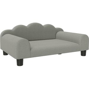 PawHut Elevated Dog Sofa Bed, Breathable Pet Sofa with Backrest and Armrest for Small Dogs, Grey PawHut Elevated Dog Sofa Bed, Breathable Pet Sofa with Backrest and Armrest for Small Dogs, Grey