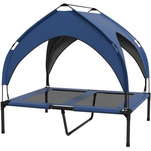 PawHut Cooling Pet Bed Raised with Washable Breathable Mesh for Medium, Large Dogs, 91 x 76 x 89 cm, Dark Blue Aosom UK PawHut Cooling Pet Bed Raised with Washable Breathable Mesh for Medium, Large Dogs, 91 x 76 x 89 cm, Dark Blue Aosom UK