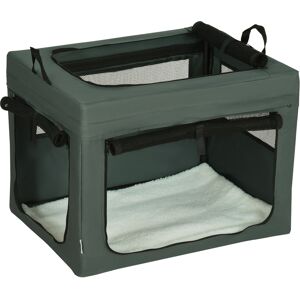 PawHut Portable Pet Carrier, Spacious Travel Bag for Small Dogs and Cats, Foldable, Breathable Mesh, 69x51x51cm, Grey Aosom UK PawHut Portable Pet Carrier, Spacious Travel Bag for Small Dogs and Cats, Foldable, Breathable Mesh, 69x51x51cm, Grey Aosom UK