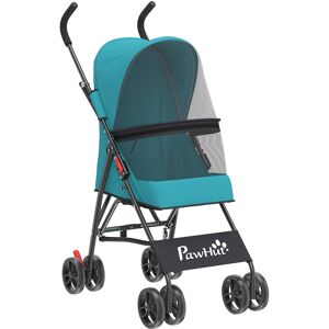 PawHut Dog Stroller, Foldable Cat Dog Pram for Miniature Breeds, Pet Stroller with Brake, Mesh Windows, Dark Green PawHut Dog Stroller, Foldable Cat Dog Pram for Miniature Breeds, Pet Stroller with Brake, Mesh Windows, Dark Green