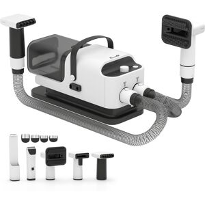 PawHut 5 in 1 Dog Grooming Vacuum & Dryer w/ Clipper, 1.8L Canister, 4 Modes Blow Temperature PawHut 5 in 1 Dog Grooming Vacuum & Dryer w/ Clipper, 1.8L Canister, 4 Modes Blow Temperature