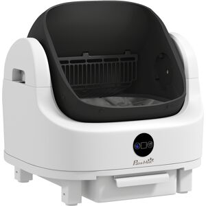 PawHut Self Cleaning Cat Litter Tray Top Opening Design, Automatic Litter Box More Space with Integrated Security Protection PawHut Self Cleaning Cat Litter Tray Top Opening Design, Automatic Litter Box More Space with Integrated Security Protection