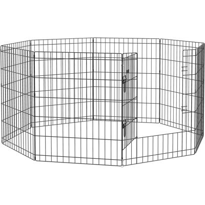 PawHut - 8 Panel DIY Dog Pen - 61cm High - Pet Playpen PawHut - 8 Panel DIY Dog Pen - 61cm High - Pet Playpen