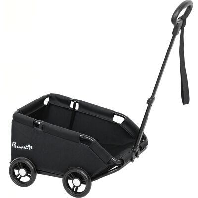 PawHut Pet Wagon Cart, Dog Stroller for Small Dogs and Cats with 4 Wheels, Safety Straps, Storage Bag, Mat PawHut Pet Wagon Cart, Dog Stroller for Small Dogs and Cats with 4 Wheels, Safety Straps, Storage Bag, Mat