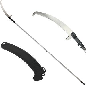 Outsunny 1.8-2.9 m Extendable Tree Pruner, Tree Lopper Long Reach Telescopic with Extendable Handle & 40 cm Saw, Lightweight Manual Pole Saw for High Branches Trimming Outsunny 1.8-2.9 m Extendable Tree Pruner, Tree Lopper Long Reach Telescopic with Extendable Handle & 40 cm Saw, Lightweight Manual Pole Saw for High Branches Trimming