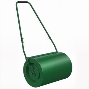 Outsunny 63 L Heavy Duty Water Or Sand Filled Φ30cm Garden Steel Lawn Roller Drum - Dark Green Outsunny 63 L Heavy Duty Water Or Sand Filled Φ30cm Garden Steel Lawn Roller Drum - Dark Green