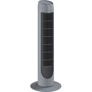 HOMCOM Tower Fan for Bedroom Cooling, 75cm Electric 70° Oscillating with 3 Speed Settings, Standing Floor Fan, Grey HOMCOM Tower Fan for Bedroom Cooling, 75cm Electric 70° Oscillating with 3 Speed Settings, Standing Floor Fan, Grey