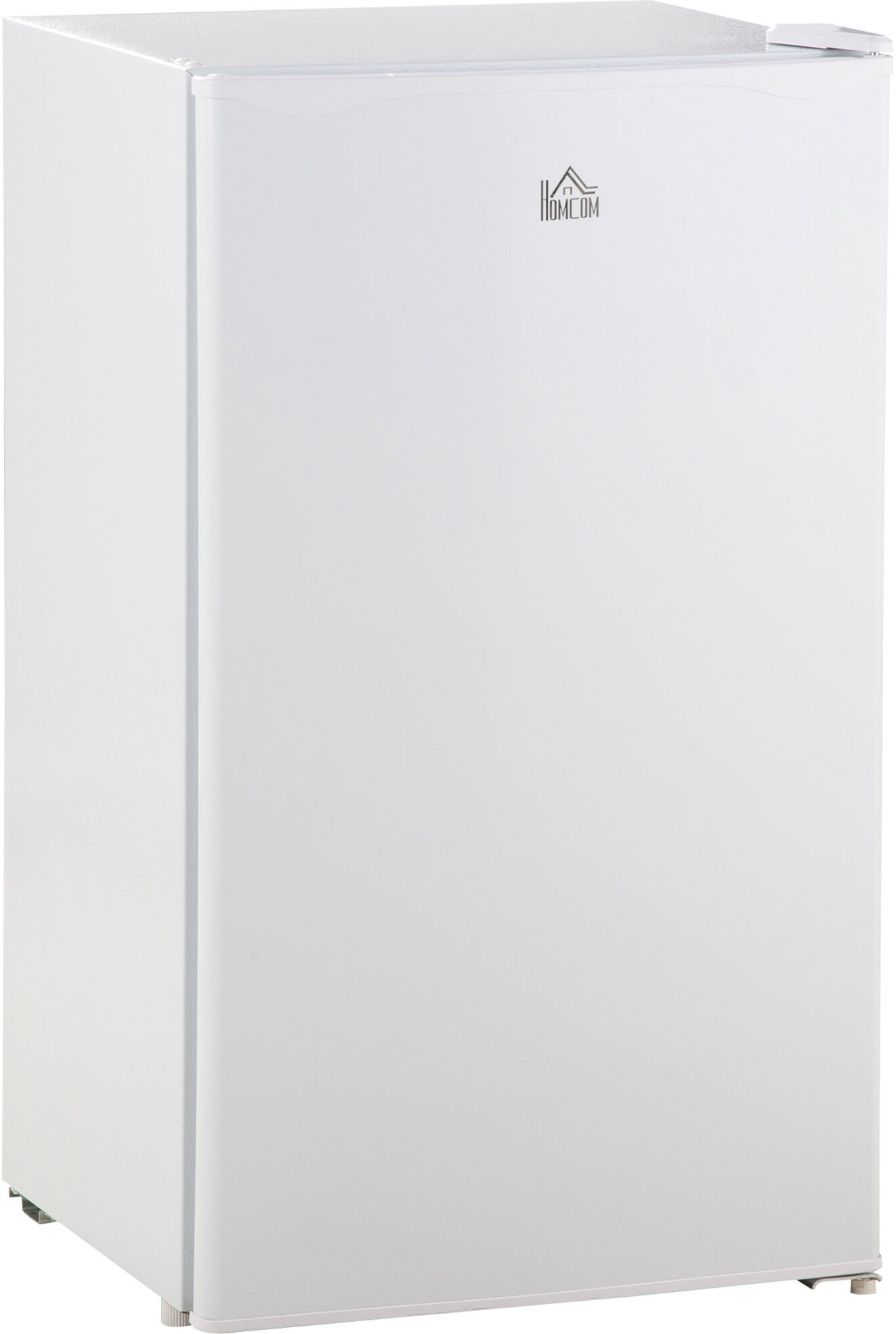 HOMCOM 91 Litre Freestanding Under Counter Fridge with Chiller Box, Reversible Door, Adjustable Thermostat 47.5cm Wide Noise Level: Decibels 40 White