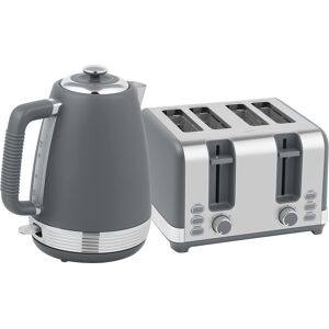 HOMCOM Stainless Steel Kettle and Toaster Set, 1.7L 3000W Rapid Boil Jug Kettle with UK Strix Thermostat, Limescale Filter, 4 Slice Toaster with 7 Browning Controls, Crumb Tray, Grey and Silver Tone HOMCOM Stainless Steel Kettle and Toaster Set, 1.7L 3000W Rapid Boil Jug Kettle with UK Strix Thermostat, Limescale Filter, 4 Slice Toaster with 7 Browning Controls, Crumb Tray, Grey and Silver Tone