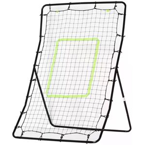 HOMCOM Rebounder Net Playback Soccer Football Game Spot Target Ball Rebounders Training Equipment Play Teaching