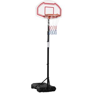 HOMCOM Outdoor Basketball Hoop Stand Portable Sturdy Rim Adjustable Height from 258-314 cm w/ Wheels, Stable Base HOMCOM Outdoor Basketball Hoop Stand Portable Sturdy Rim Adjustable Height from 258-314 cm w/ Wheels, Stable Base