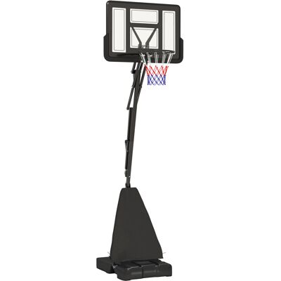 SPORTNOW Basketball Hoop Outdoor, Height Adjustable Basketball Hoop and Stand with Rebound System, 2.45-3.05m, for Teens, Adults, Black Aosom UK SPORTNOW Basketball Hoop Outdoor, Height Adjustable Basketball Hoop and Stand with Rebound System, 2.45-3.05m, for Teens, Adults, Black Aosom UK
