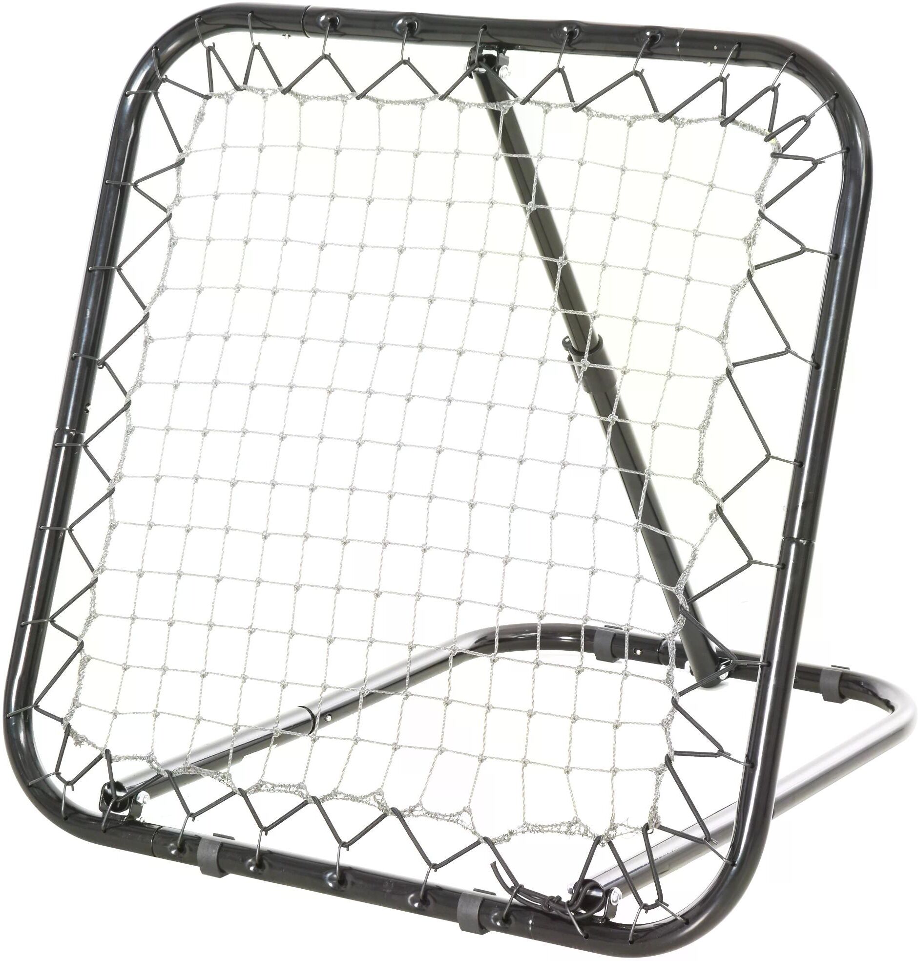 HOMCOM Angle Adjustable Rebounder Net Goal Training Set Football, Baseball, Basketball Daily Training, Black Aosom UK