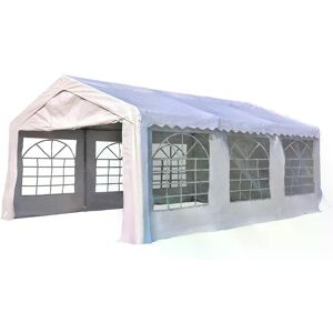 Outsunny 6m x 4 mParty Tents Portable Carport Shelter w/ Removable Sidewalls & Doors Party Tent Shelter Car Canopy