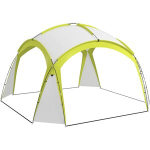 Outsunny Large Camping Gazebo 3.5x3.5M, Outdoor Dome Event Shelter, Garden Sun Shade, Patio Arc Pavilion, Green