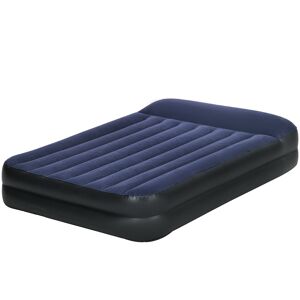 Outsunny Queen Inflatable Air Mattress with Built-in Electric Pump, Integrated Pillow for Comfortable Sleep