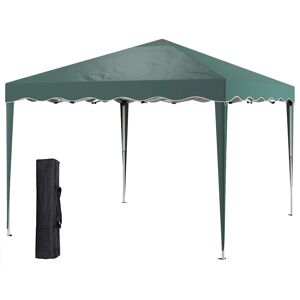 Outsunny 3 x 3m Pop Up Gazebo, Outdoor Camping Gazebo Party Tent with Carry Bag